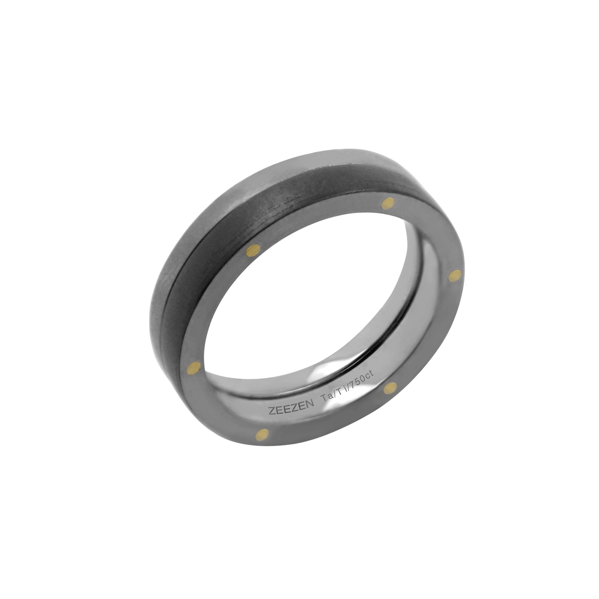 Yellow deals titanium ring