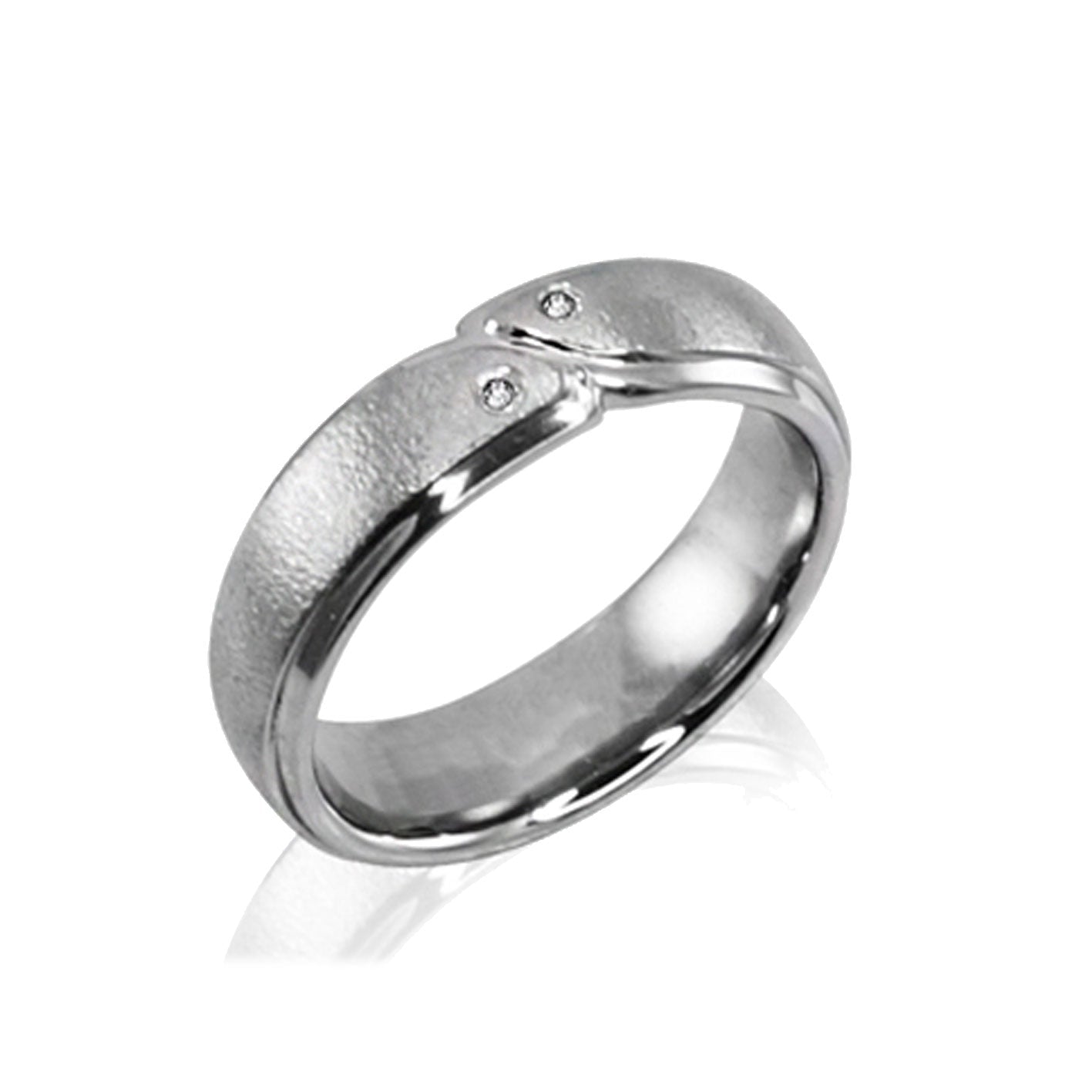 TITAN SCULPTURED RING W/ DIAMOND - nammi.is