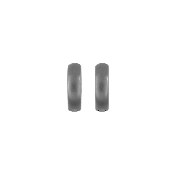 Titanium - Hoop earrings - Matte dia 9mm - nammi.is