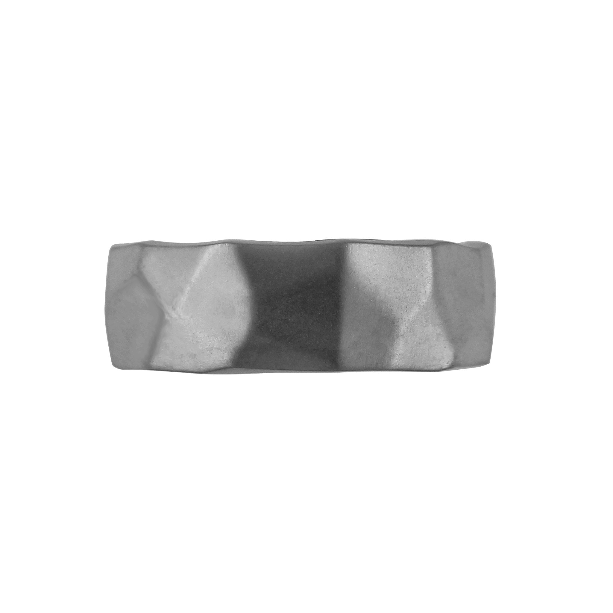 Titanium Ring Large Hammered - nammi.isZeezen