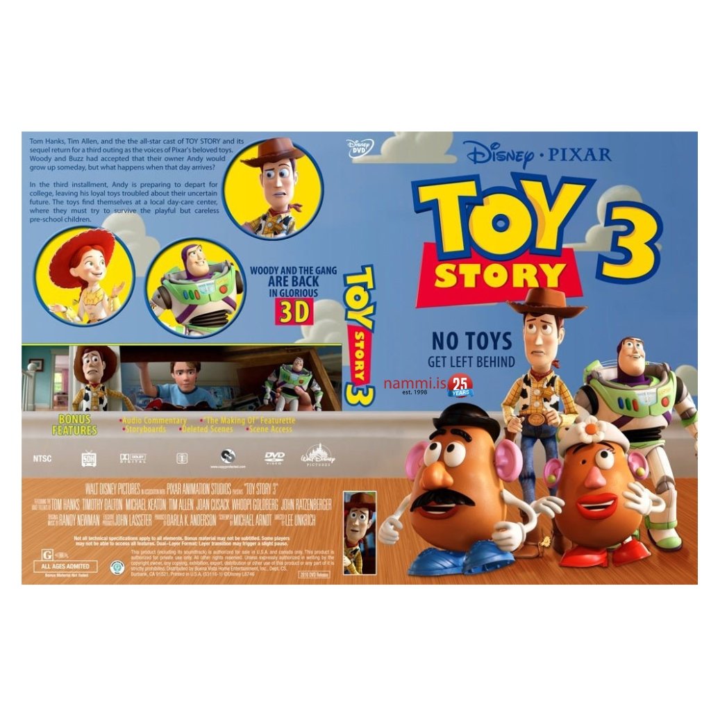 Toy Story 3 DVD - nammi.isnammi.is