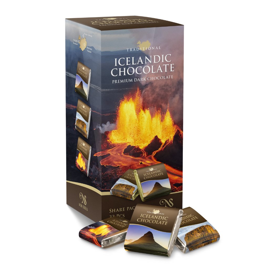 Traditional Icelandic DARK Chocolate Pieces / 200 gr - nammi.isNói Síríus