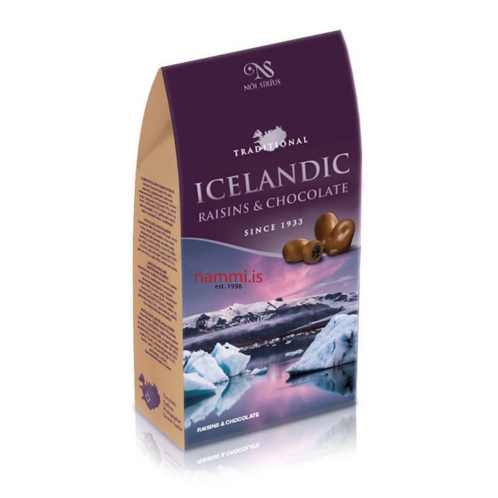 Traditional Icelandic Raisins & Chocolate / 130 gr - nammi.is