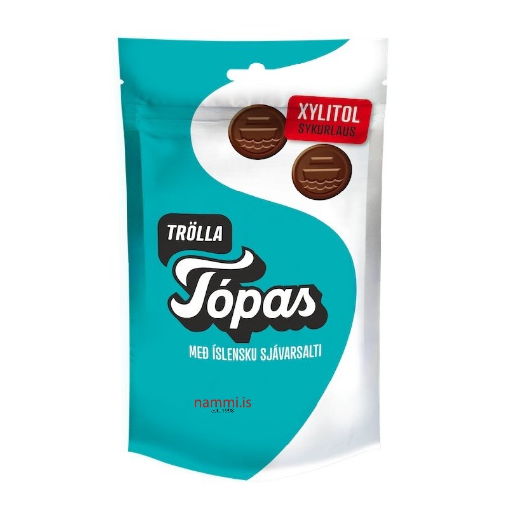 Trölla Tópas Blue / Sea Salt / Sugarfree - nammi.is