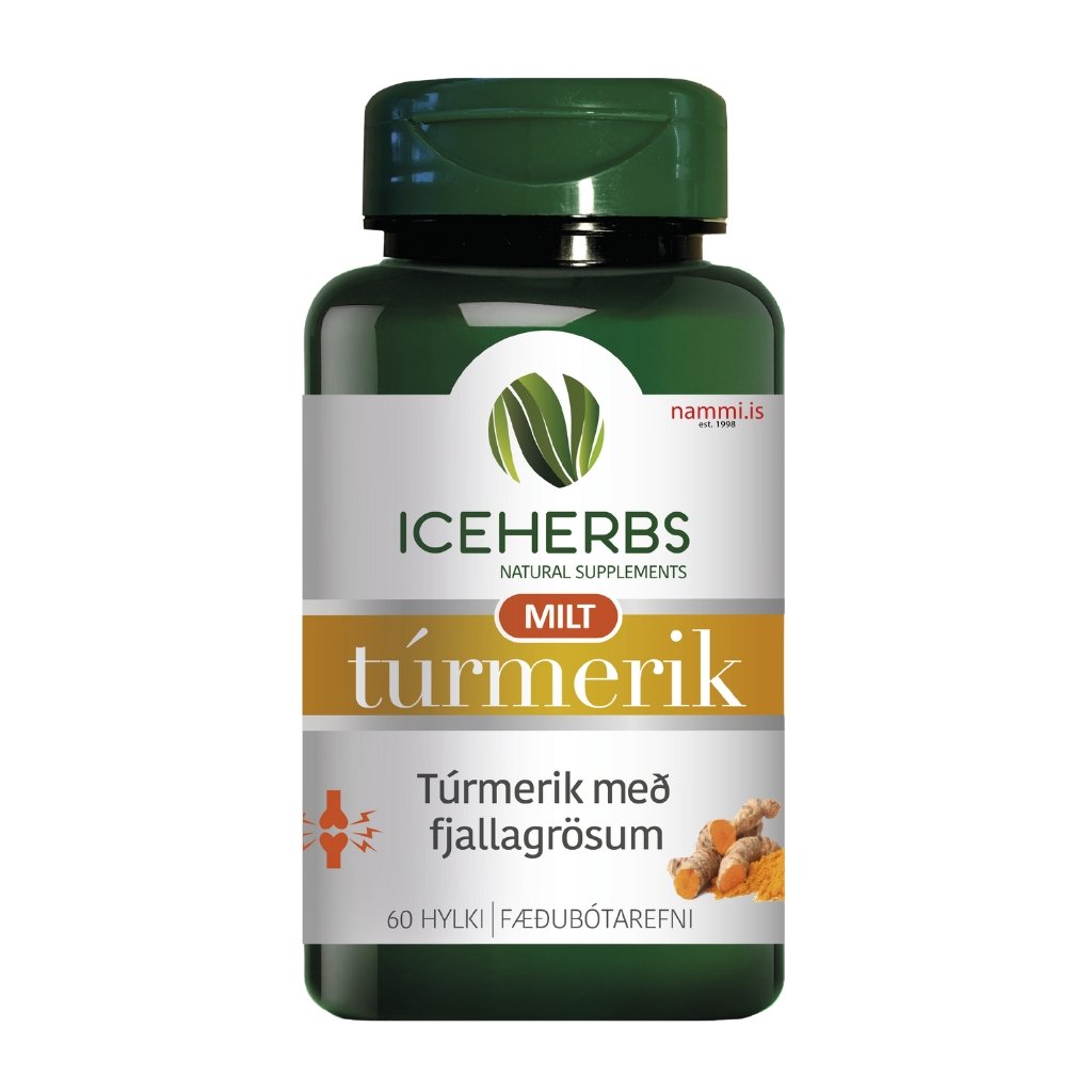 Turmeric Mild 60 pc / ICEHERBS - nammi.isIceherbs