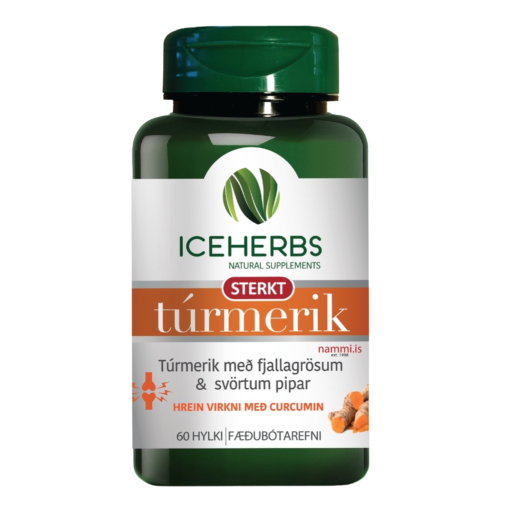 Turmeric Strong 60 pc / ICEHERBS - nammi.isIceherbs