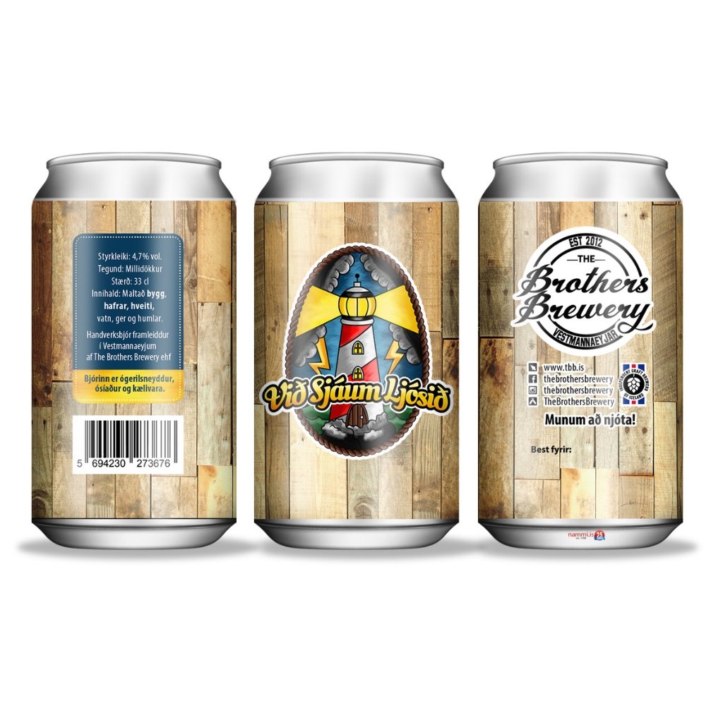 Við Sjáum Ljósið 4,7% (33 cl.) - nammi.isBrothers Brewery