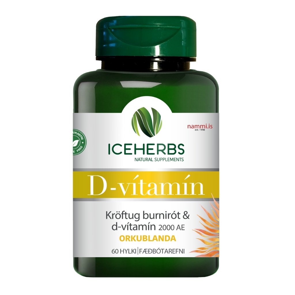 Vitamin D 60 pc / ICEHERBS - nammi.isIceherbs
