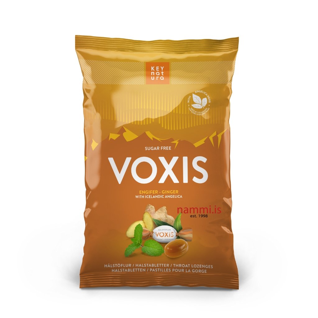 Voxis Ginger Sugarfree / Lozenges (80 gr) - nammi.isSaga Natura