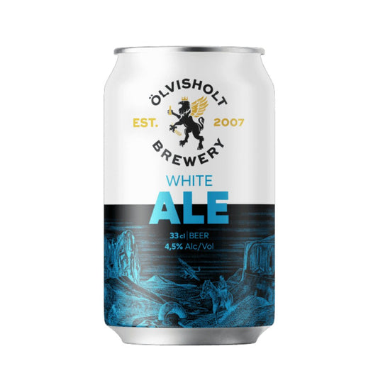 White Ale 4.5% / Ölvisholt Beer (330 ml.) - nammi.isÖlvisholt