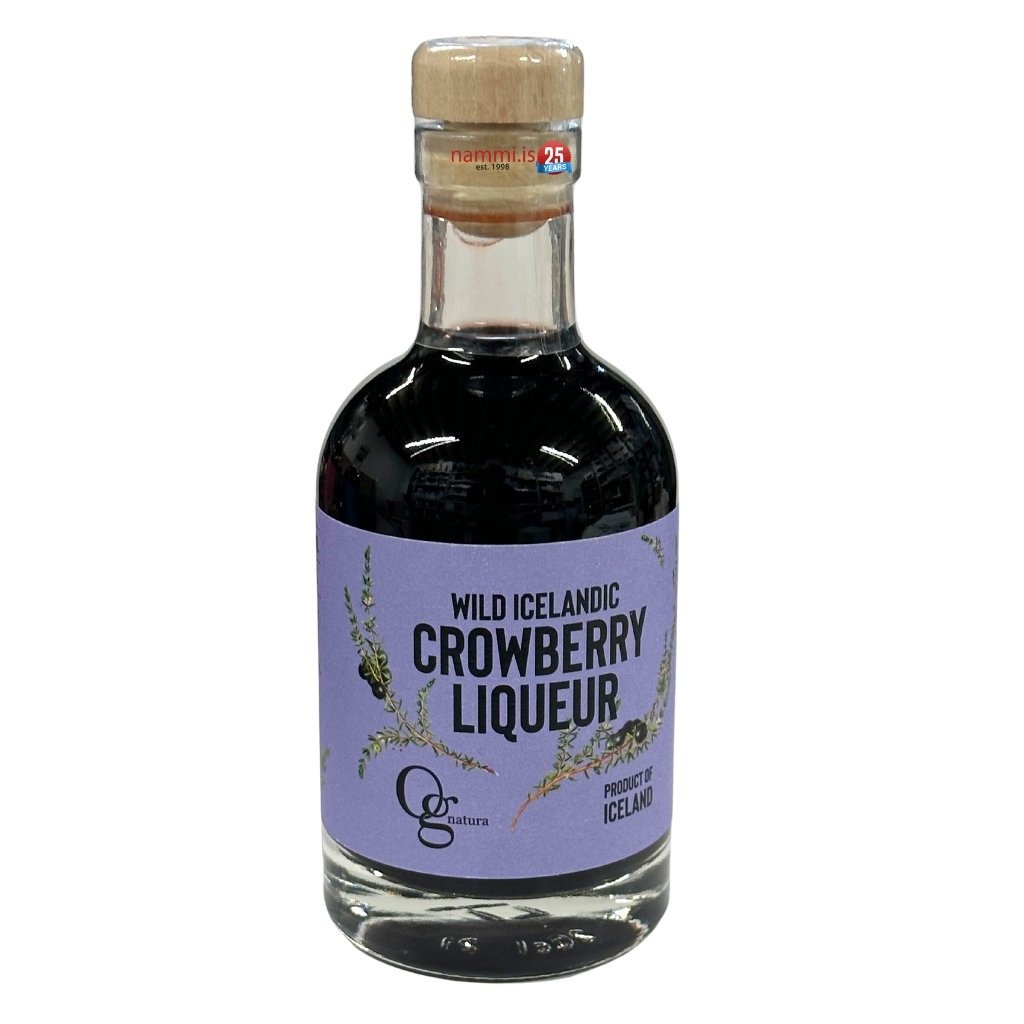 Wild Icelandic Crowberry Liqueur 200 ml. - nammi.isOg natura