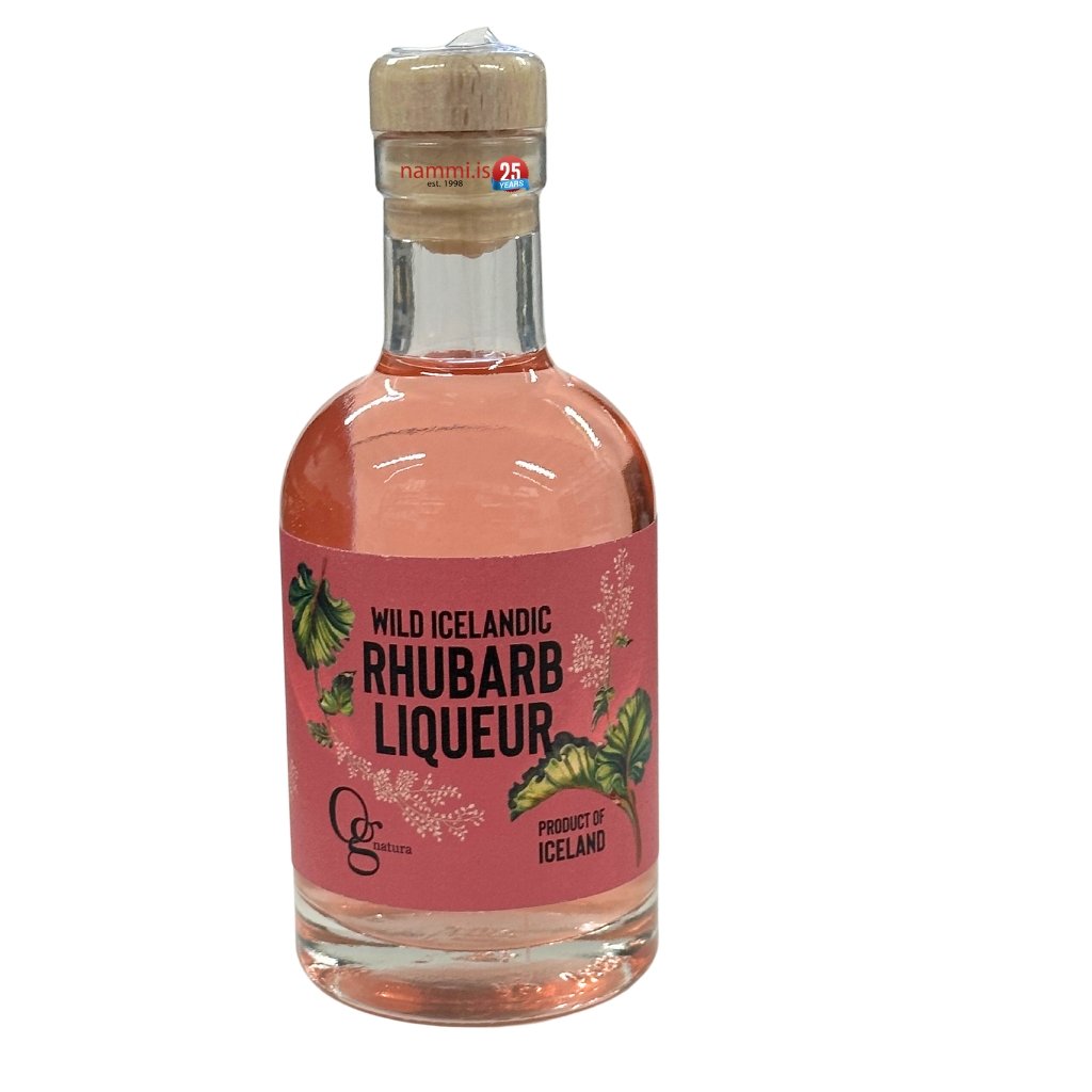 Wild Icelandic Rhubarb Liqueur 200 ml. - nammi.isOg natura