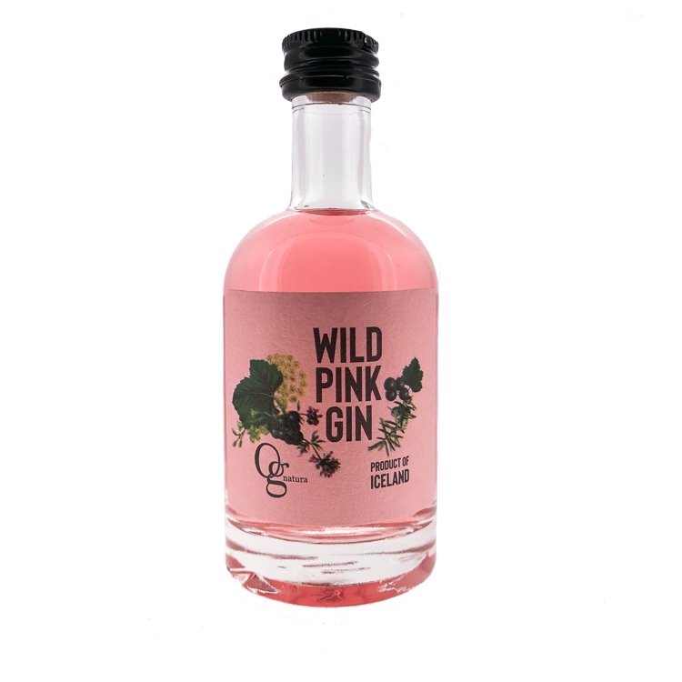Wild Pink Gin Miniature 50 ml. - nammi.is